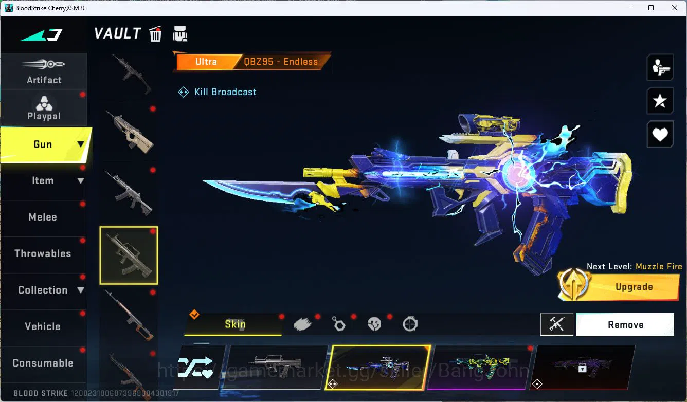 Blood Strike Accounts ASIA|ETERNAL=KATAR-JUDGMENT|COLLAB=MCX,SCAR,|LIMIT image 10