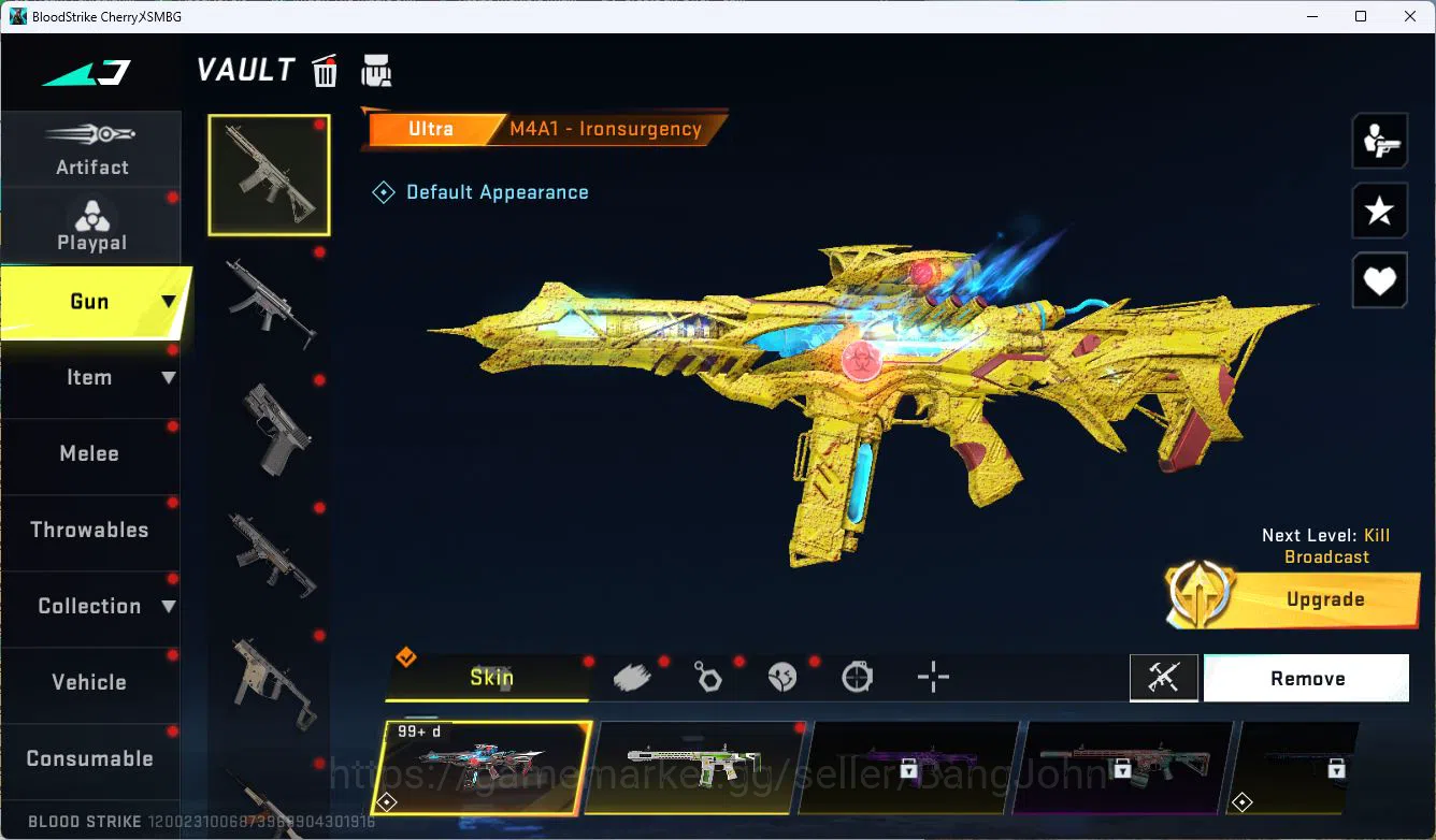 Blood Strike Accounts ASIA|ETERNAL=KATAR-JUDGMENT|COLLAB=MCX,SCAR,|LIMIT image 16