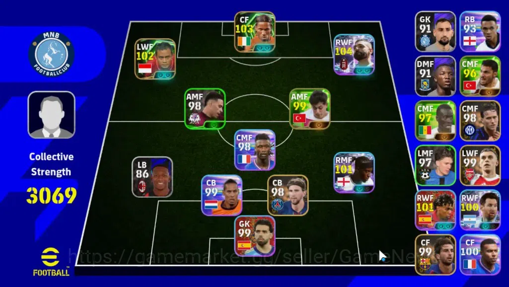 eFootball Accounts Android |3 Epic (Didier Drogba,Atep,Andrly Shevche image 1
