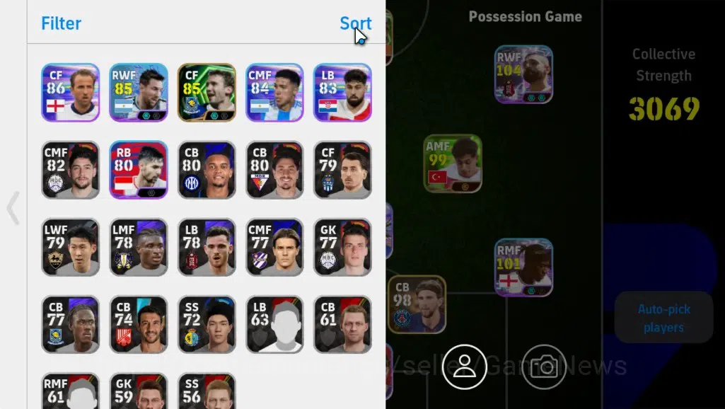 eFootball Accounts Android |3 Epic (Didier Drogba,Atep,Andrly Shevche image 2