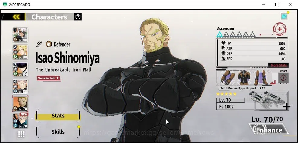 Kaiju No. 8 The Game Accounts [MOBILE] Rank40|13 SSR[6 Limitied](Suited Unbridle image 6