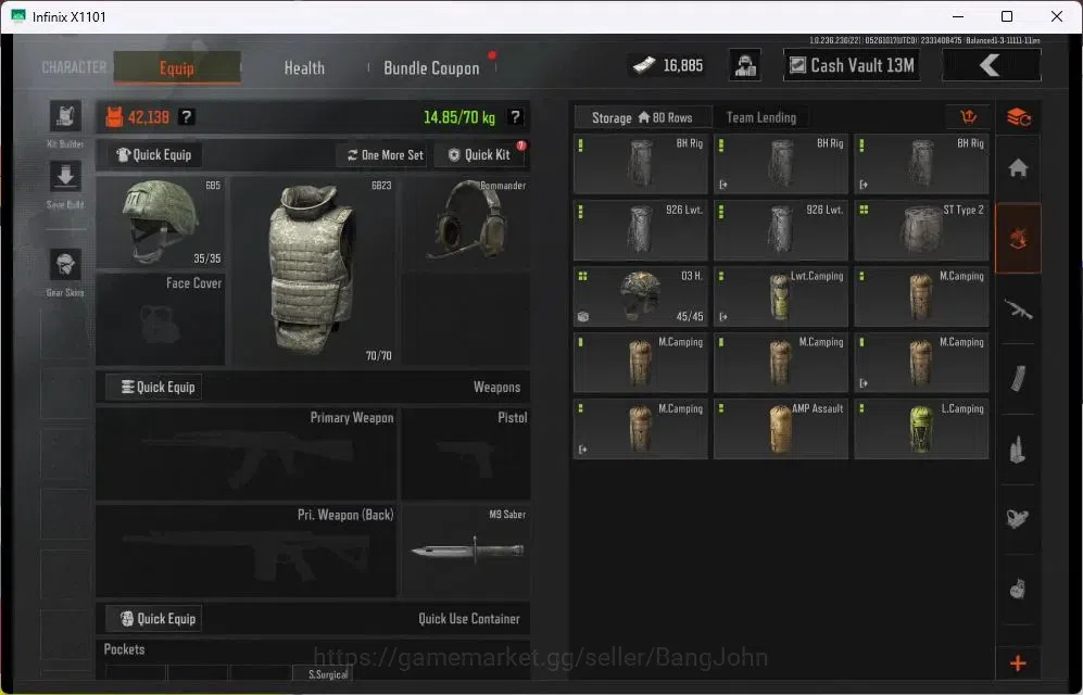 Arena Breakout Accounts Mobile | LV 27 | SV 16.4 M | CV 13.9 M | GM AK-12, image 3