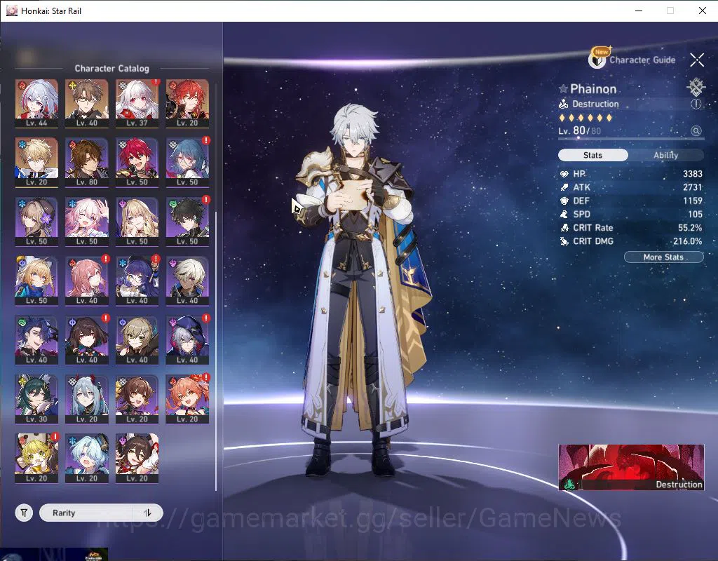 Honkai Star Rail Accounts Asia|TL 66|10 Limited |Phainon,Sunday,Luocha,Robin image 4