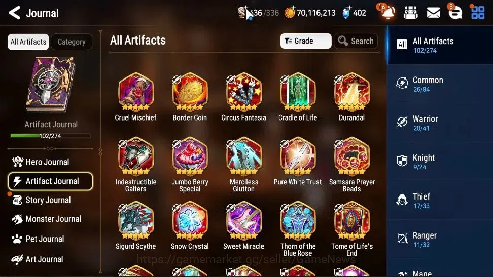 Epic Seven Accounts Starter Asia UnVerif|25 ML(Zio,LC Bellona,AB Vildred,Witch Tenebria,Etc)+Rinak,Setsuka,AB Fumyr,Etc|AUTO 12