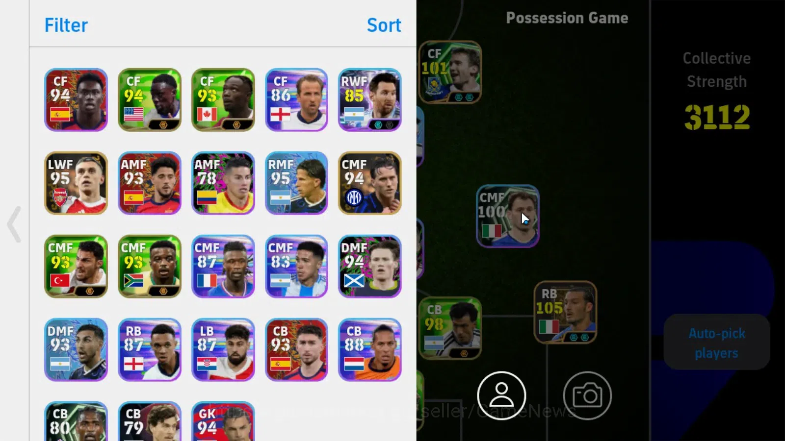 eFootball Accounts Android|Big Time K Kvaratskhelia,Epic Gianluca Zam image 2