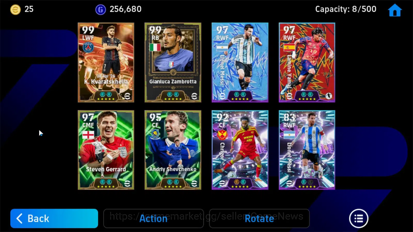eFootball Accounts Android|Big Time K Kvaratskhelia,Epic Gianluca Zam image 5