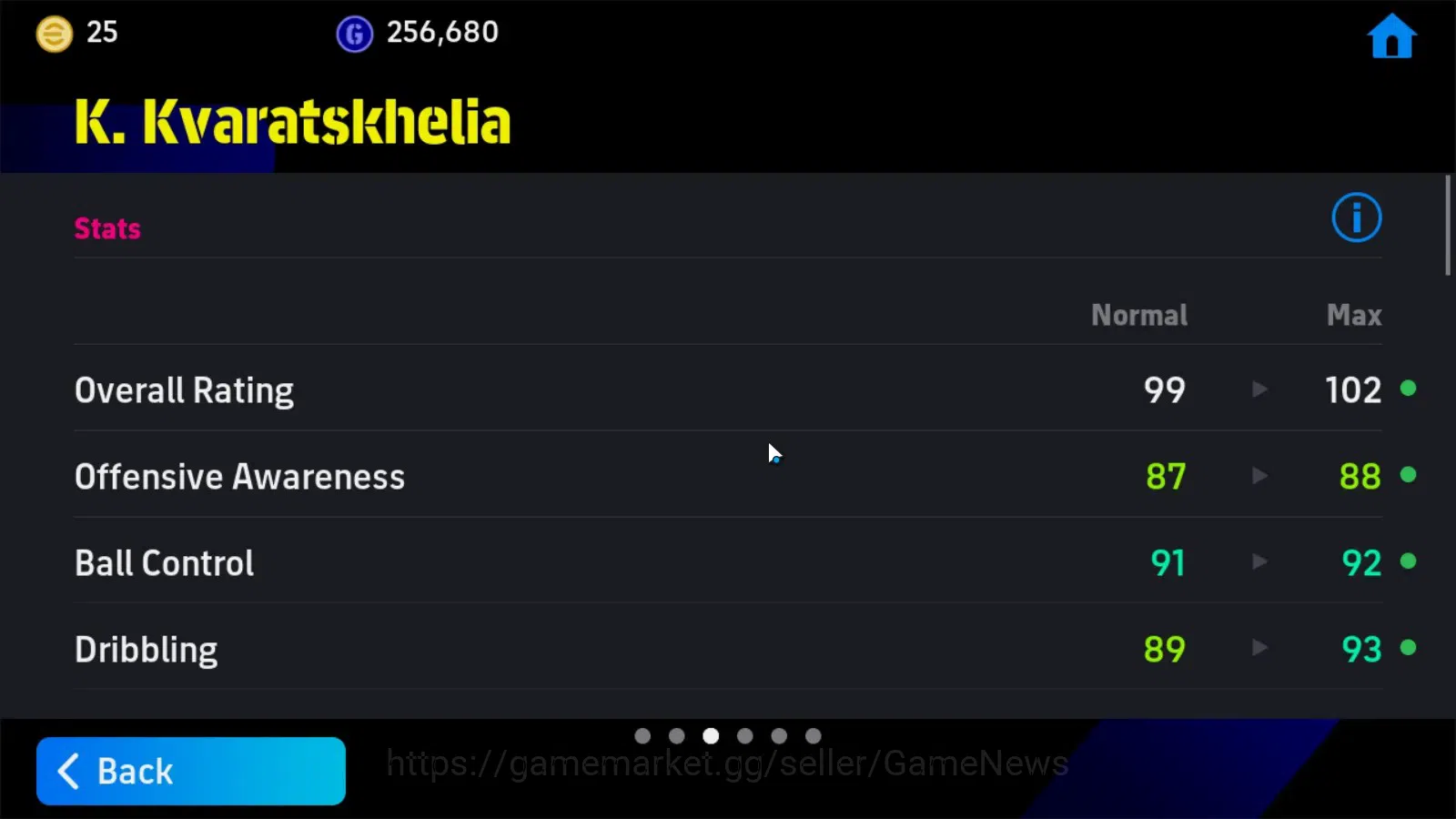 eFootball Accounts Android|Big Time K Kvaratskhelia,Epic Gianluca Zam image 6