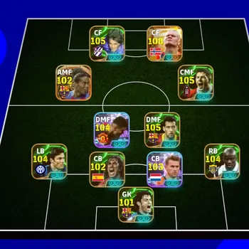 eFootball Accounts Legends & Iconic Players EFOOTBALL COLECTIVE 3221+ | BIGTIME E HALLAND,BIGTIME RONALDINHO,CASEMIRO,LILIAN