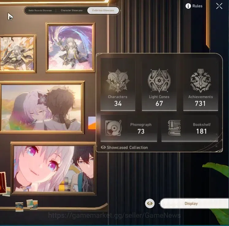 Honkai Star Rail Accounts Asia |TL 69|Free GI|Premium Elation|9 Limited|[Eva image 3