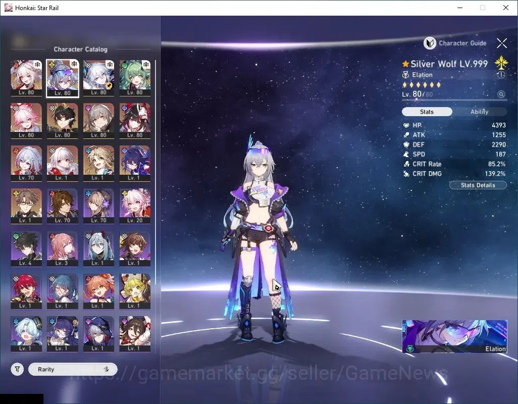 Honkai Star Rail Accounts Asia |TL 69|Free GI|Premium Elation|9 Limited|[Eva image 4