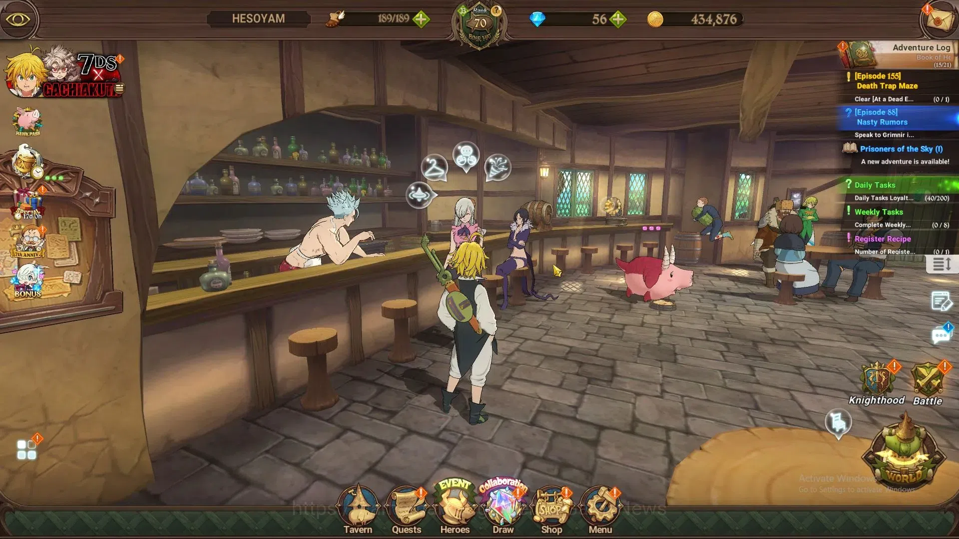 The Seven Deadly Sins: Grand Cross Accounts Global|4,2M CC|43 LS|5 LR+7 UR+Manny Collab|NMeli, image 1