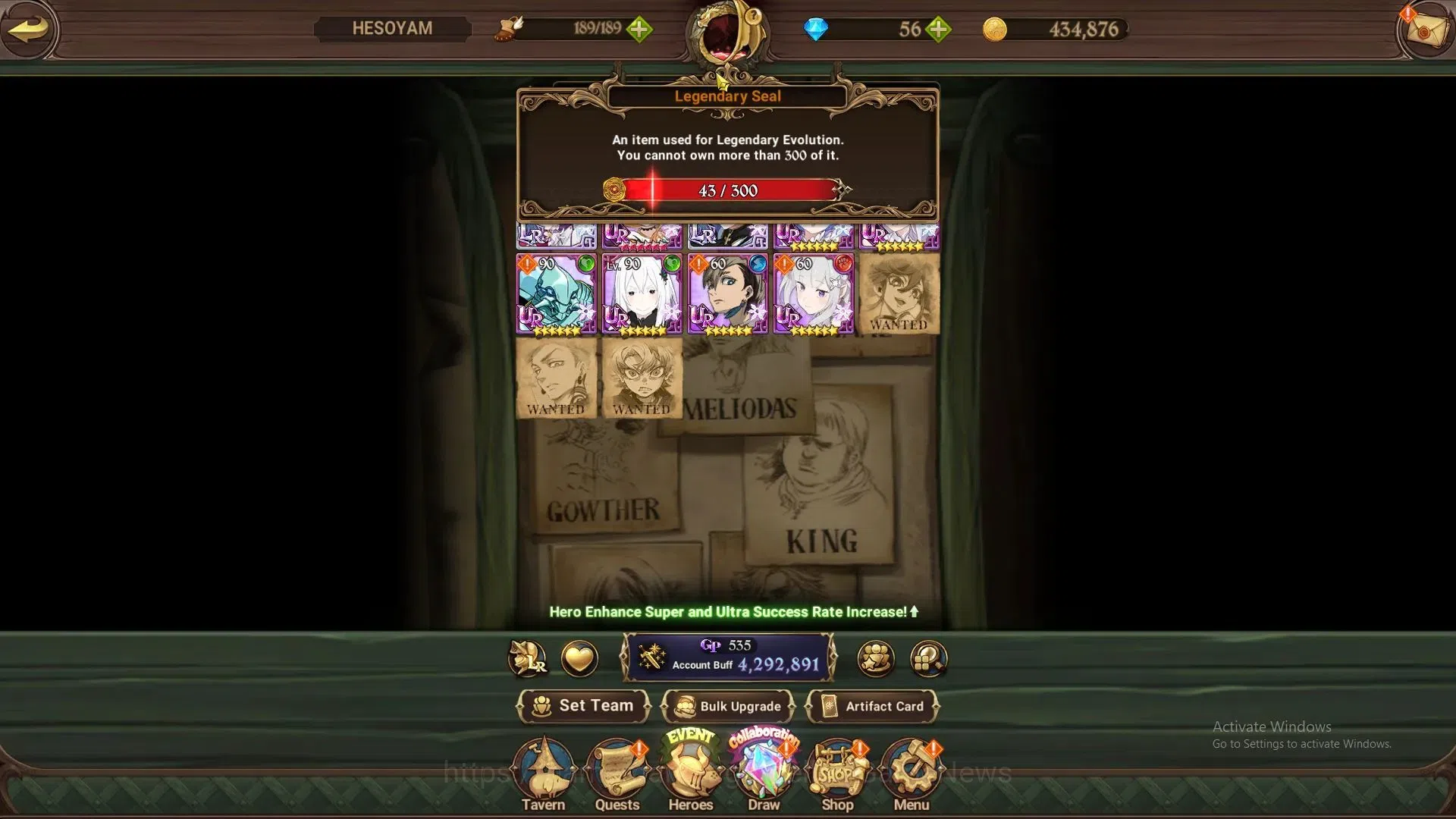 The Seven Deadly Sins: Grand Cross Accounts Global|4,2M CC|43 LS|5 LR+7 UR+Manny Collab|NMeli, image 4