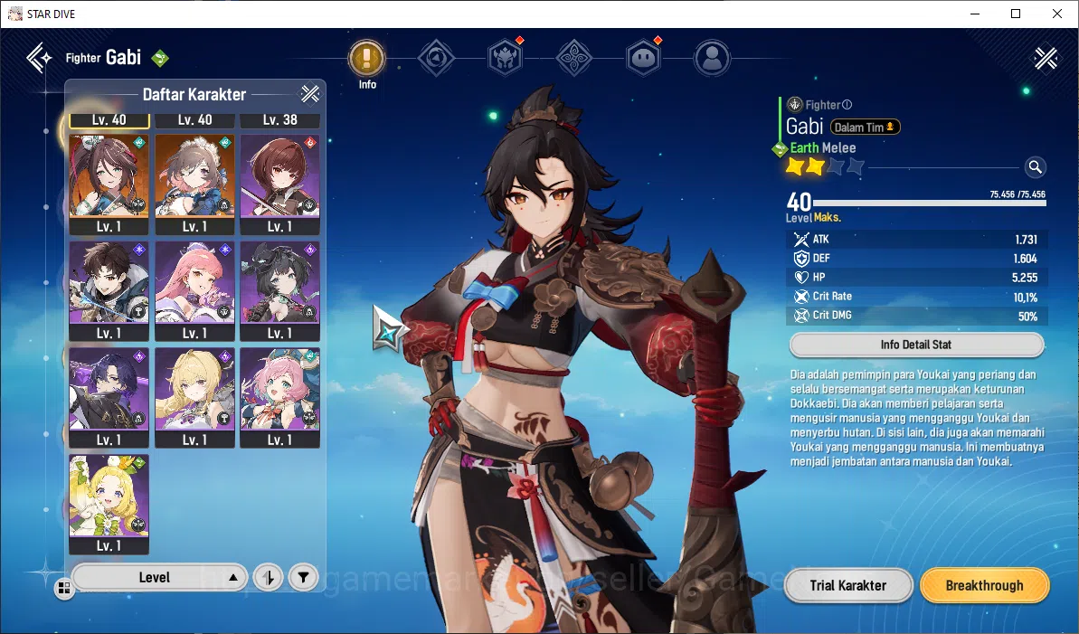 Mongil:Star Dive Accounts Global |Lv 34| Meta 3 SSR [Esther, Gabi, Jiwon A1] image 4