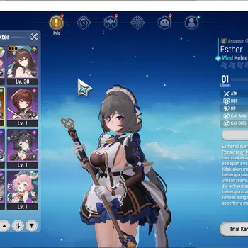 Mongil:Star Dive Accounts Global |Lv 34| Meta 3 SSR [Esther, Gabi, Jiwon A1] image 1