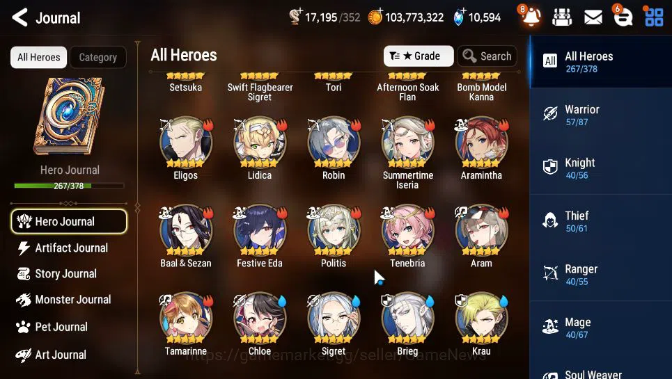 Epic Seven Accounts Global Verif|35 ML(SN Yulha,BArunka,LOTScales,Etc) image 10