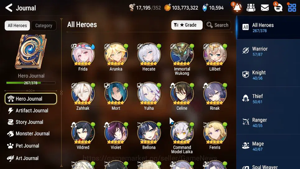 Epic Seven Accounts Global Verif|35 ML(SN Yulha,BArunka,LOTScales,Etc) image 12