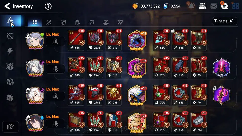 Epic Seven Accounts Global Verif|35 ML(SN Yulha,BArunka,LOTScales,Etc) image 20
