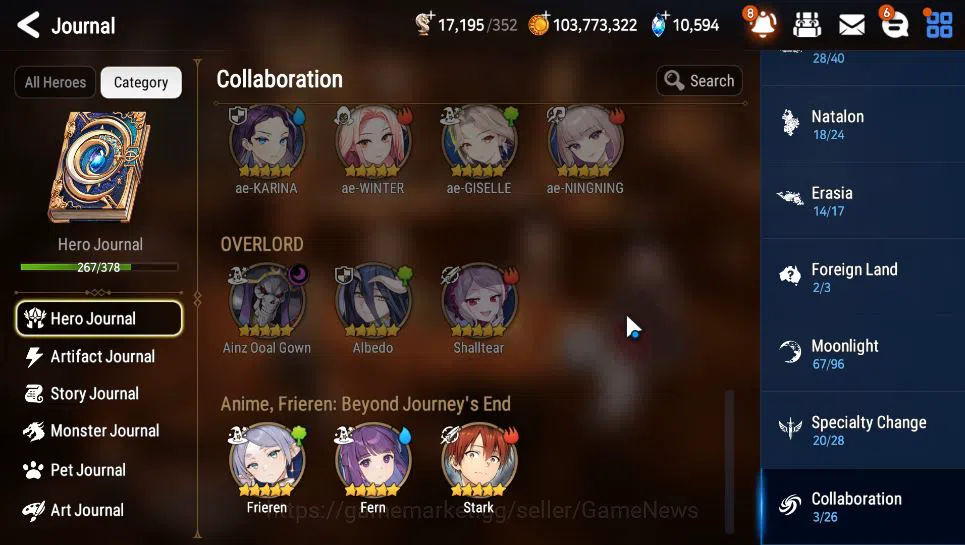 Epic Seven Accounts Global Verif|35 ML(SN Yulha,BArunka,LOTScales,Etc) image 5