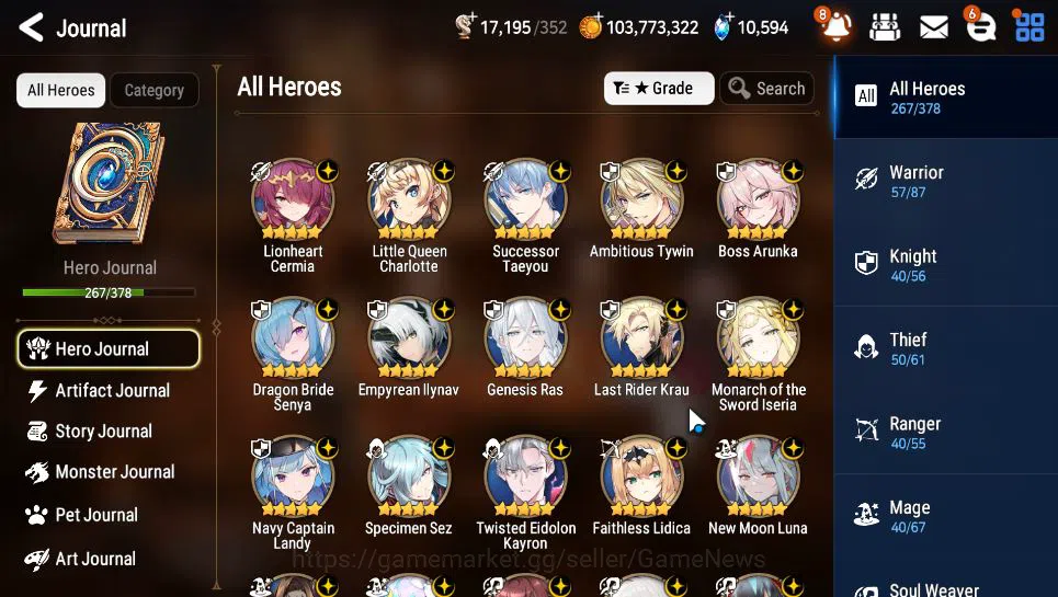 Epic Seven Accounts Global Verif|35 ML(SN Yulha,BArunka,LOTScales,Etc) image 6