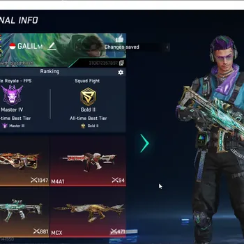 Blood Strike Accounts Collab Skin ASIA|2 Collab Gun|3 Limited Gun|5 Ultra Gun|3 Ultra Striker|SS BS3836B