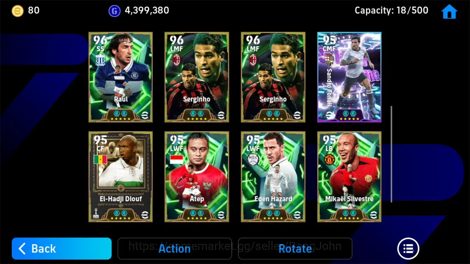 eFootball Accounts ANDROID|PW 3168|Neymar big,liliam epic,huijsen,oli image 2