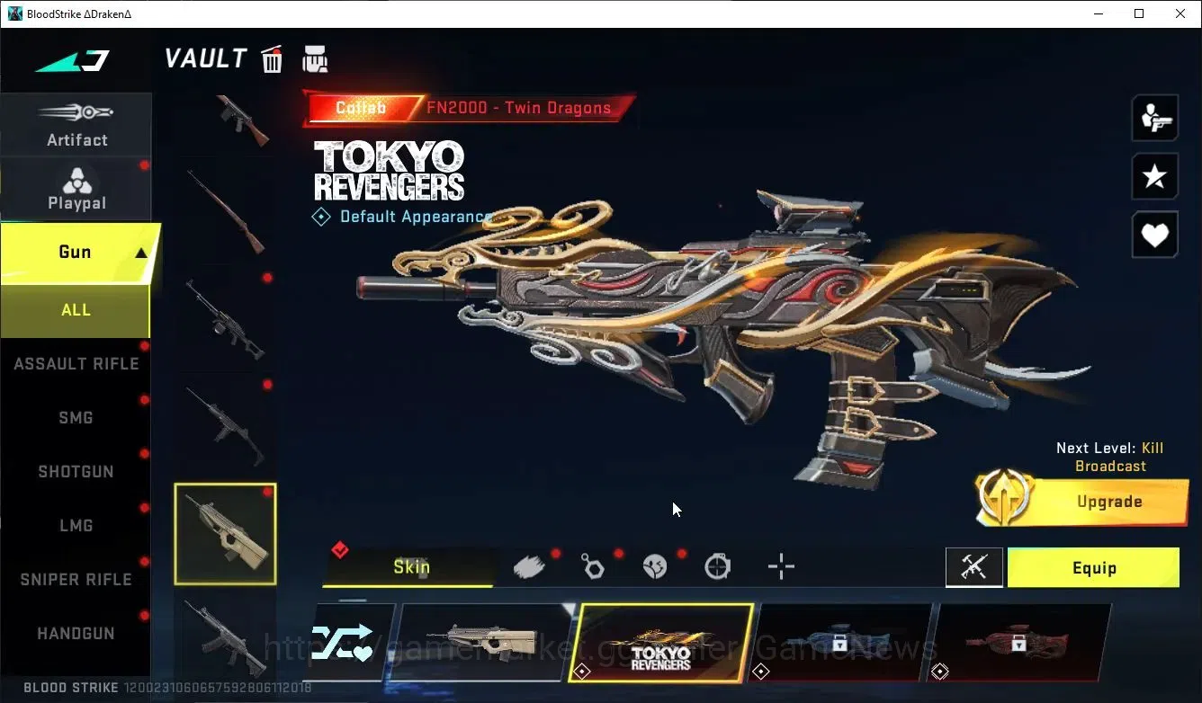 Blood Strike Accounts ASIA|COLLAB TOKRAV MCX,FN2000,Jack-Takemichi+1 ULT image 6