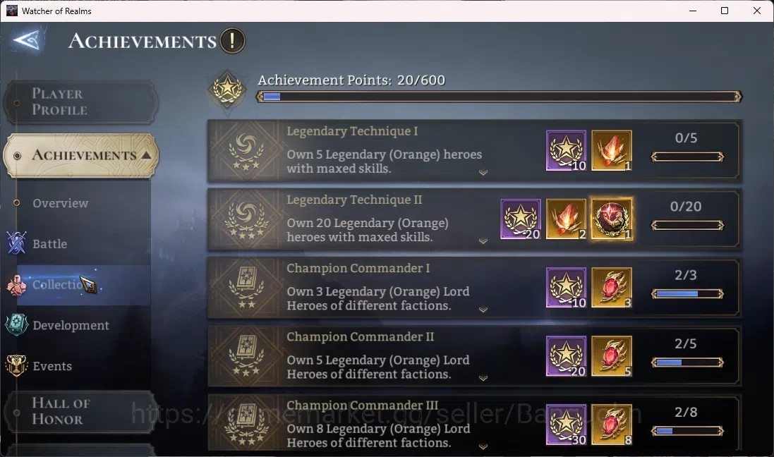 Watcher of Realms Accounts Starter Global 60xx|Power 450k|2 Lord(Venoma,Torod image 7