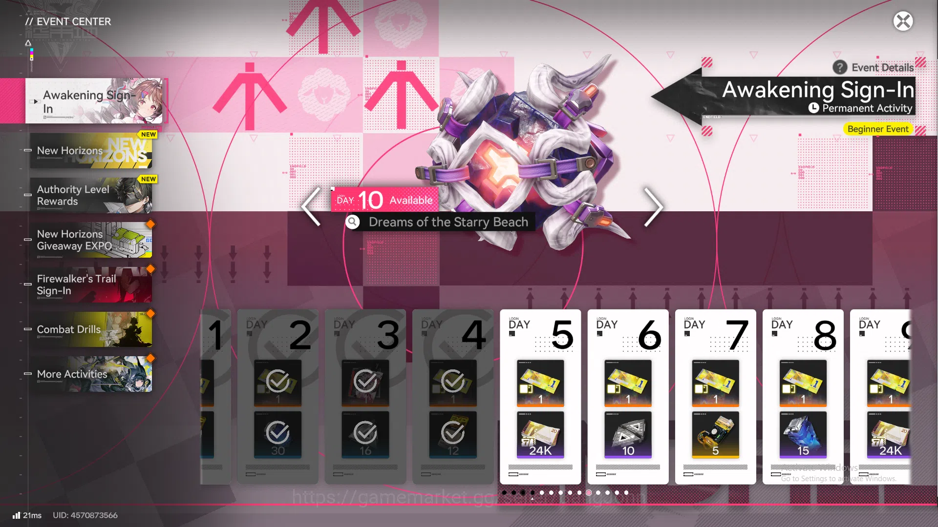 Arknights: Endfield Accounts Starter Fresh |ASIA| New Horizons On | 6-Star Lae image 2