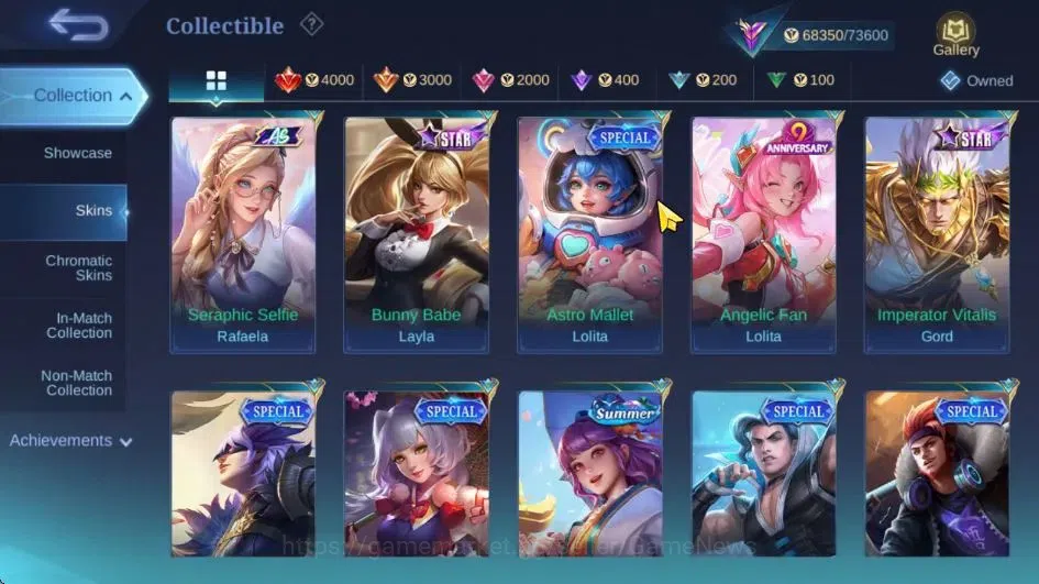 Mobile Legends: Bang Bang Accounts Hero 128|Skin 284|Legend Franco,TF Roger,KOF Karin image 13