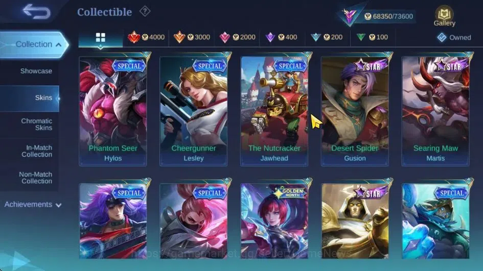 Mobile Legends: Bang Bang Accounts Hero 128|Skin 284|Legend Franco,TF Roger,KOF Karin image 15