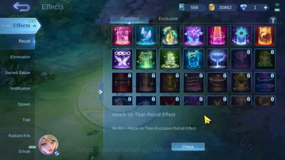 Mobile Legends: Bang Bang Accounts Hero 128|Skin 284|Legend Franco,TF Roger,KOF Karin image 18