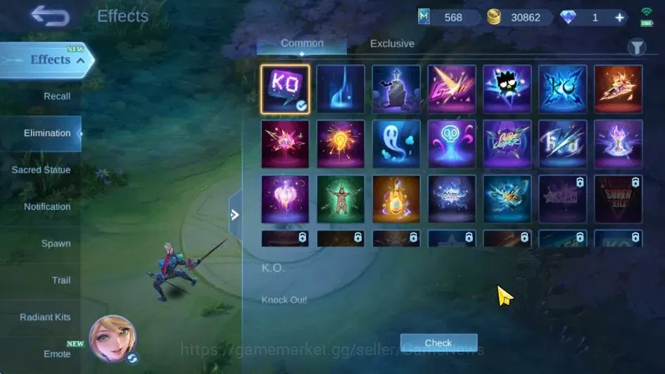 Mobile Legends: Bang Bang Accounts Hero 128|Skin 284|Legend Franco,TF Roger,KOF Karin image 19