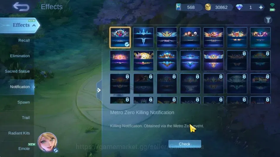 Mobile Legends: Bang Bang Accounts Hero 128|Skin 284|Legend Franco,TF Roger,KOF Karin image 20
