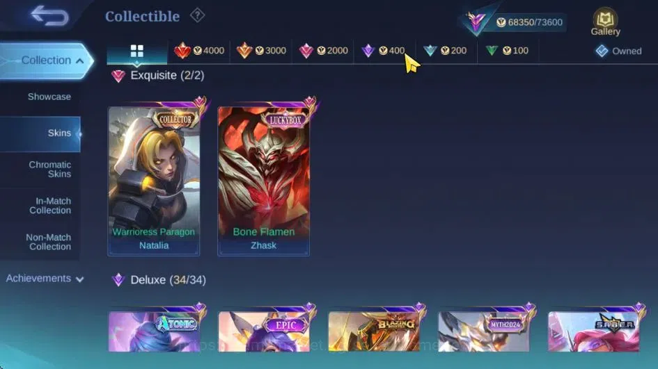 Mobile Legends: Bang Bang Accounts Hero 128|Skin 284|Legend Franco,TF Roger,KOF Karin image 7