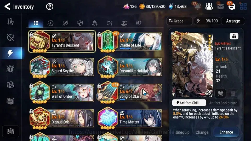 Epic Seven Accounts GLOBAL Unverif|New Era|6 ML(Ruele Light,Har Setti, image 17