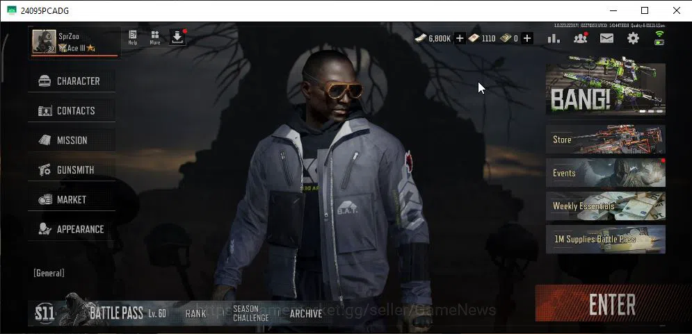 Arena Breakout Starter [MOBILE] Lv30|SV 17M|CV 6M|Heavy 03|V-SKS,VSS Cris image 1