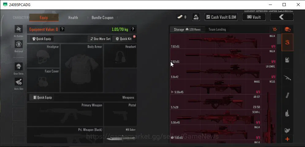 Arena Breakout Accounts Starter [MOBILE] Lv30|SV 17M|CV 6M|Heavy 03|V-SKS,VSS Crismon,RPK16 Secrets,Etc|Many Skin Weapons|CN 6