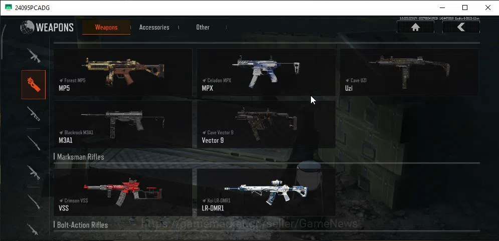 Arena Breakout Accounts Starter [MOBILE] Lv30|SV 17M|CV 6M|Heavy 03|V-SKS,VSS Crismon,RPK16 Secrets,Etc|Many Skin Weapons|CN 7