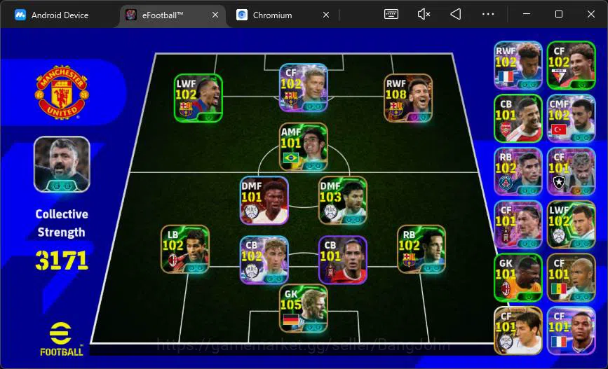 eFootball Others Power 3171|Messi'15 Bigtime,O'kahn epic,Xabi Alons image 1