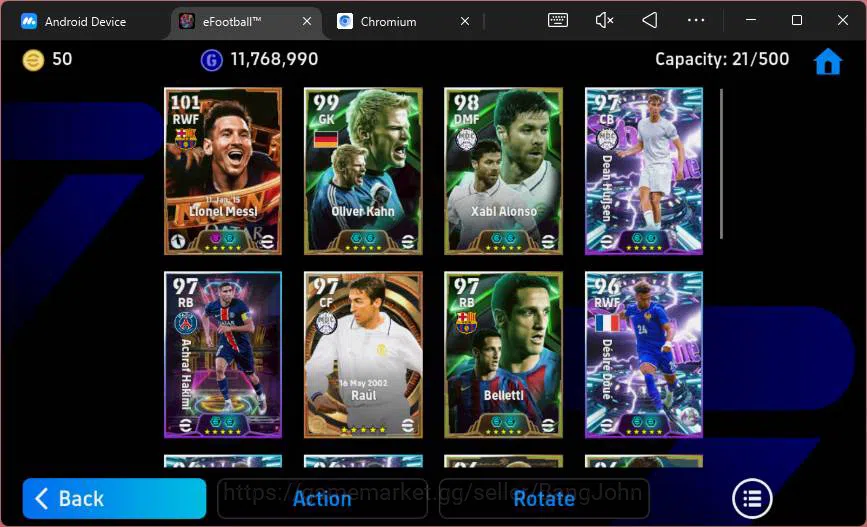 eFootball Accounts Power 3171|Messi'15 Bigtime,O'kahn epic,Xabi Alons image 4