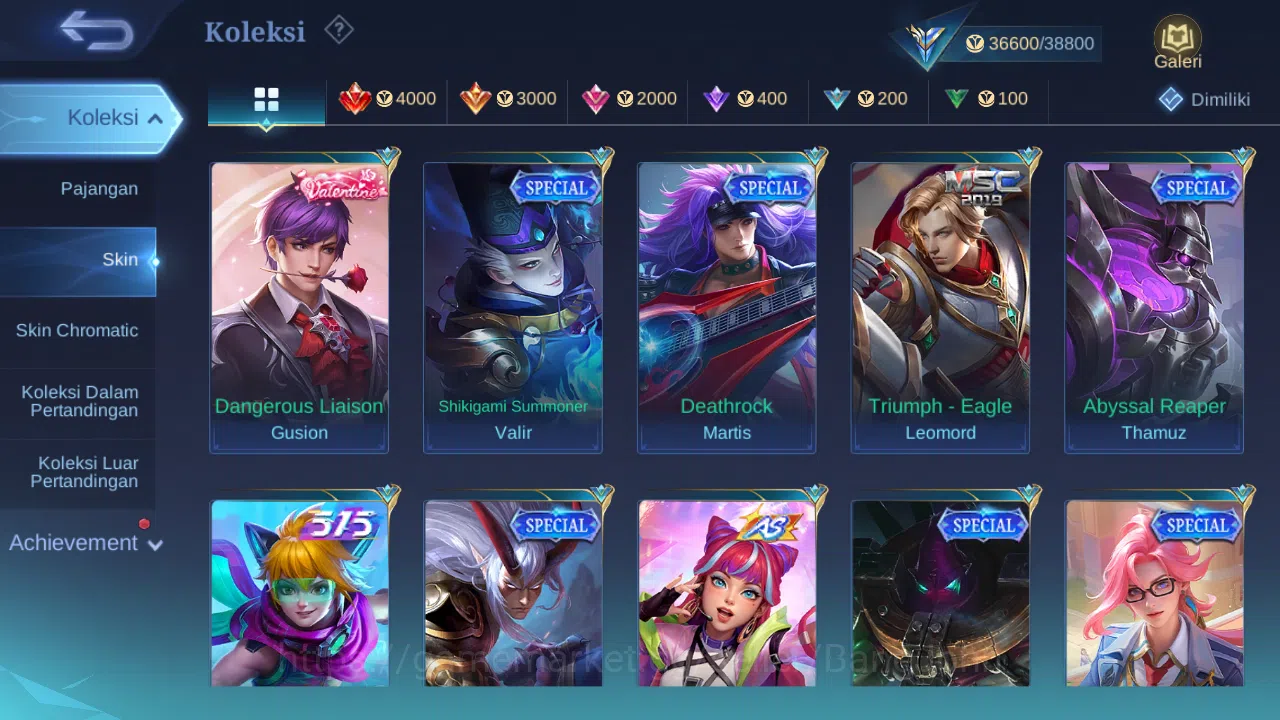 Mobile Legends: Bang Bang Accounts Hero 127 Skin 178 | Mworld Ling | KOF Karina | CC  image 10