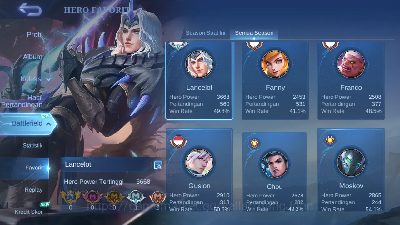 Mobile Legends: Bang Bang Accounts Hero 127 Skin 178 | Mworld Ling | KOF Karina | CC  image 16