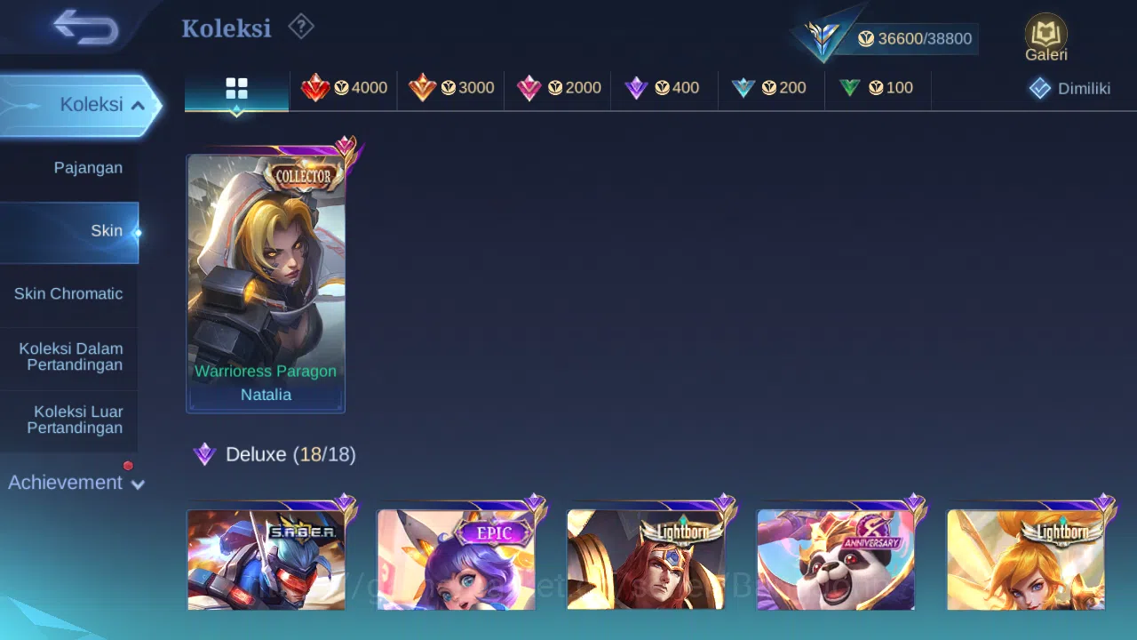 Mobile Legends: Bang Bang Accounts Hero 127 Skin 178 | Mworld Ling | KOF Karina | CC  image 3