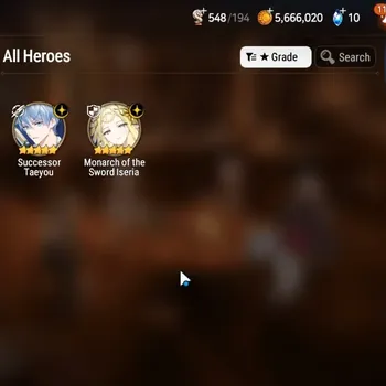 Epic Seven Accounts Starter GLOBAL UnVerif|NewEra|2 ML(MS Iseria,S Taeyou)+Jenua,Tenebria,Fenne,Iseria,Landy|4,8K