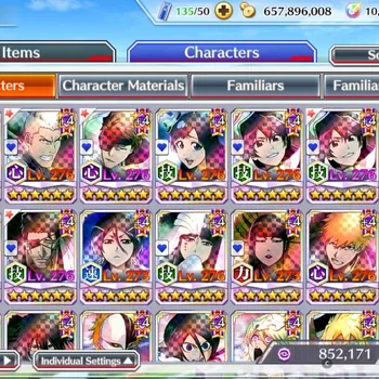 Bleach: Brave Souls Accounts Mid-Tier Global|10K Orb|Fresh All Story|4 MT|9 TYBW26 Shuhei,Kensei,2 Bambieta,2Ichigo,etc|12