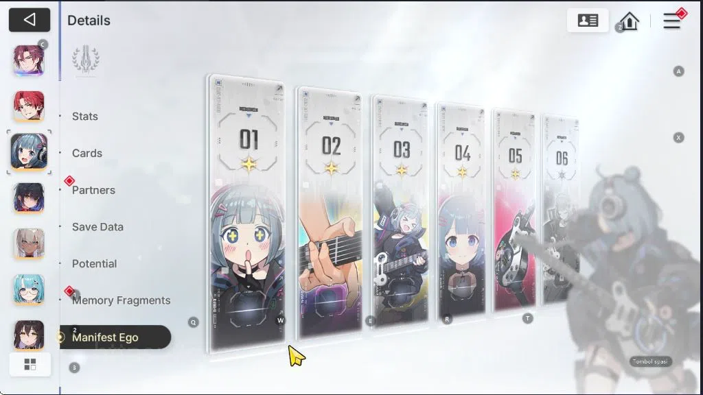 Chaos Zero Nightmare Accounts GLOBAL Lv40|7 SSR(OrleaM1,Mei LinM1, Khalipe,Rin,Renoa,Yuki,Kayron 8