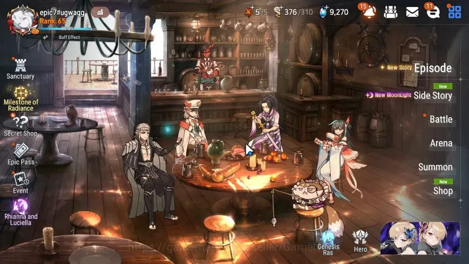 Epic Seven Accounts ASIA Unverif|NewEra|7 ML(Salome,Har setti,DB Senya image 1
