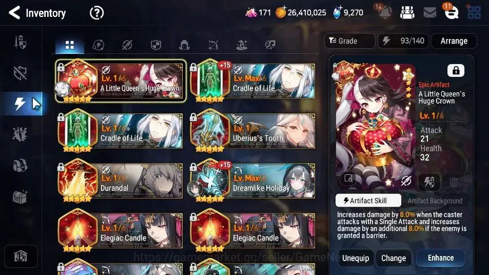 Epic Seven Accounts ASIA Unverif|NewEra|7 ML(Salome,Har setti,DB Senya image 13