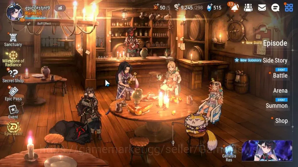 Epic Seven Accounts High-End ASIA Verif|24 ML(Dark Diene,TR Elvira,LOTScales,Belian,Etc)+Stark,Setsuka,Estele,etc|poh ON|9K 1