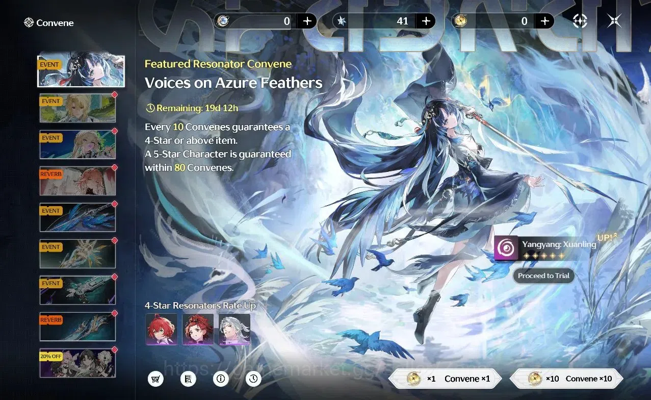 Wuthering Waves Accounts Starter SEA|UL20|SOL3R2|Starter Yangyang:Xuanling+Signature|BD Unset|detail cek SS|TakeMail(WW706Z) 10